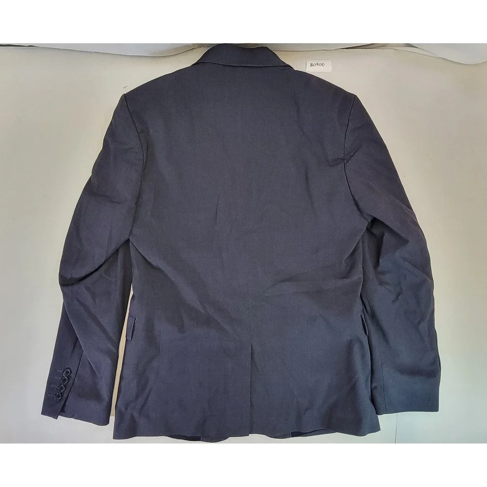 Calvin‎ Klein Men Dark Gray Wool Blend Blazer Sport Coat Size M